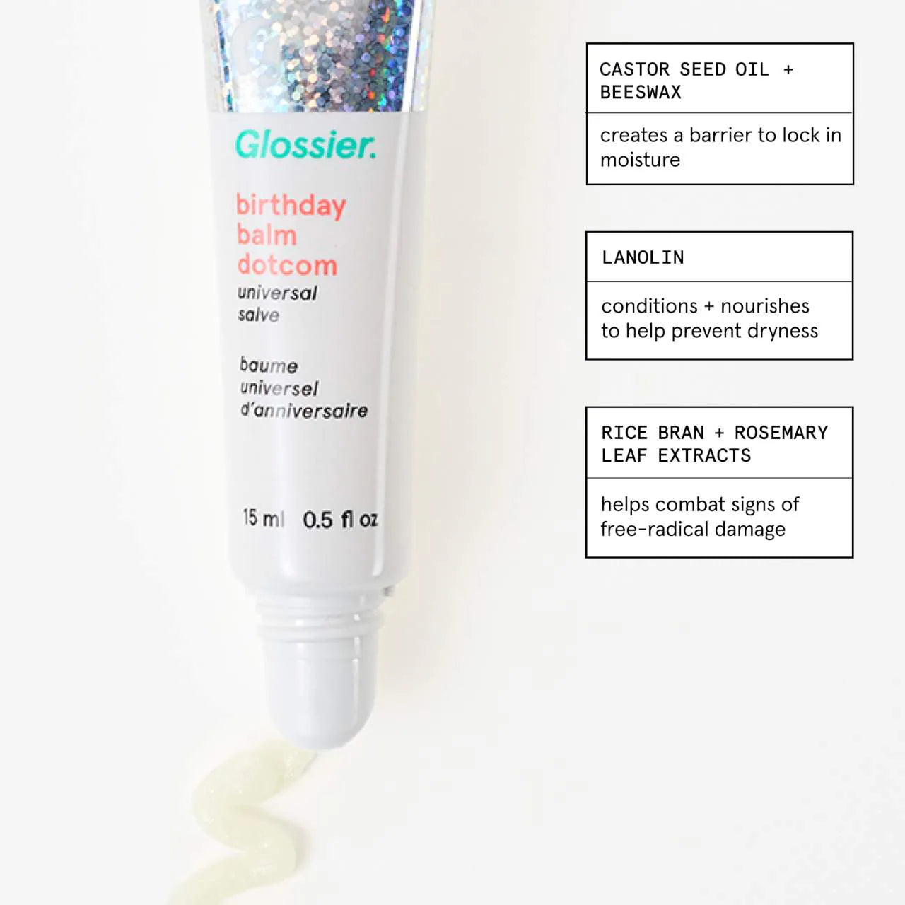 Glossier Balm Dotcom Lip Balm and Skin Salve