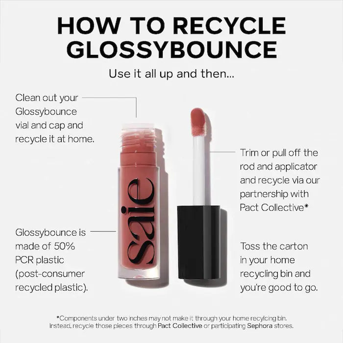 Saie Glossybounce™ High-Shine Hydrating Lip Gloss Oil