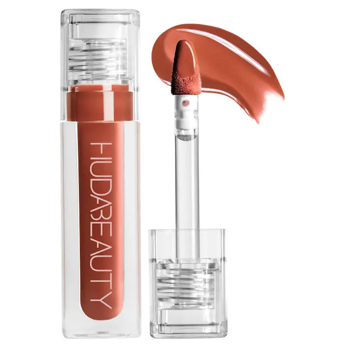 HUDA BEAUTY Faux Filler Shiny Non-Sticky Lip Gloss