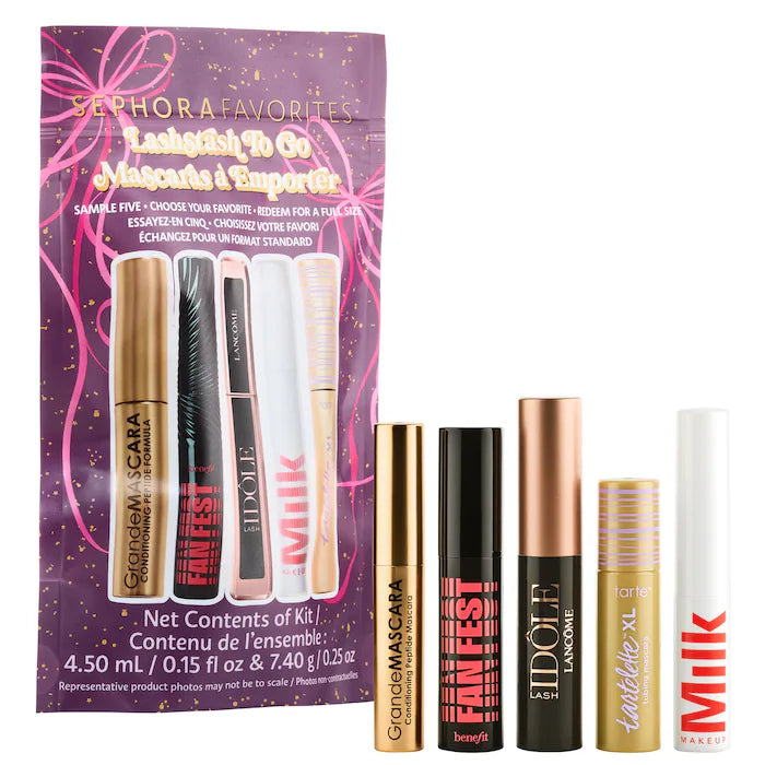 Sephora Holiday Lashstash to Go Mini Mascara Set with Redeemable Voucher